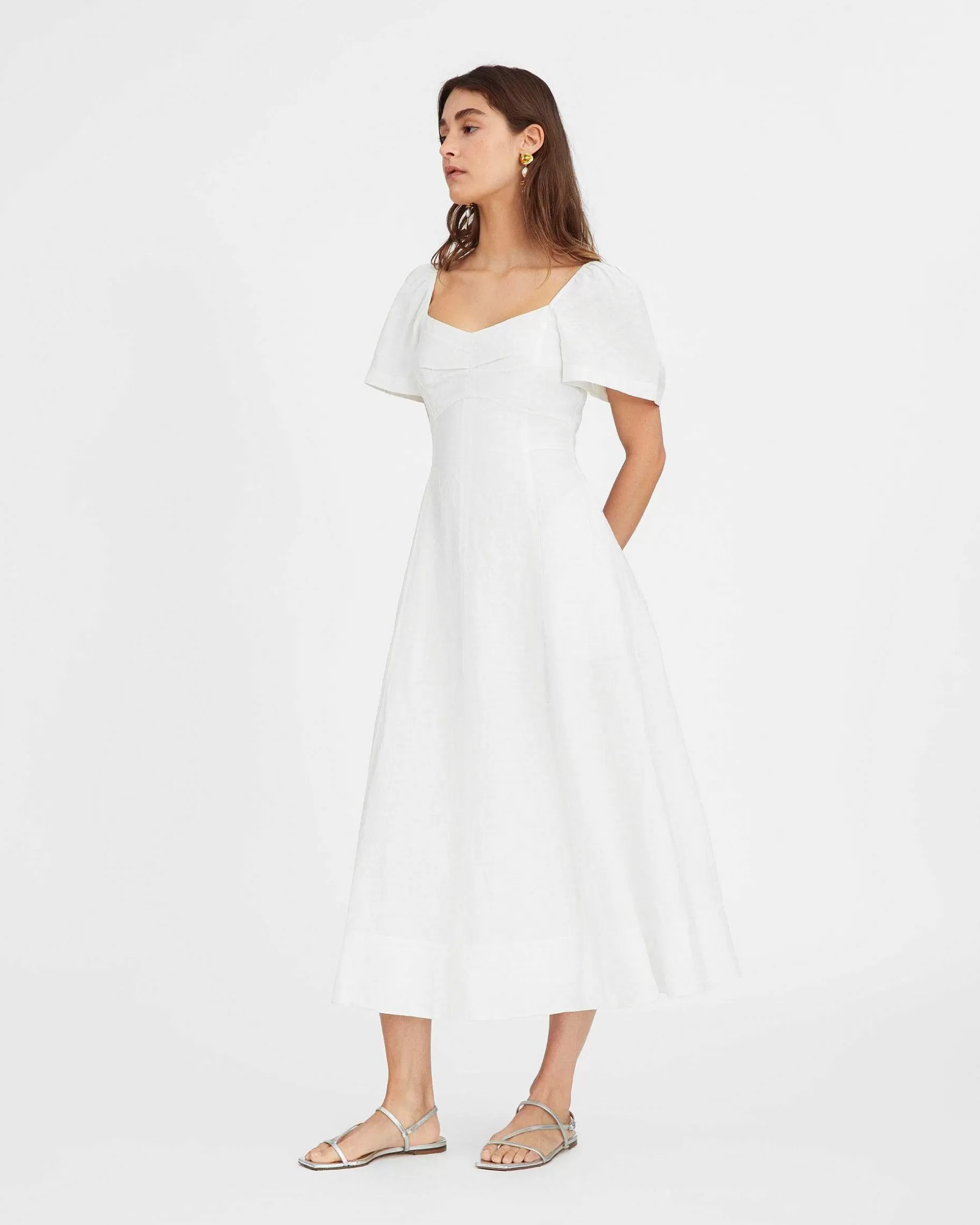 Tanya Taylor Midi Kit Dress Clearance